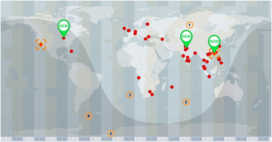 Geo location map