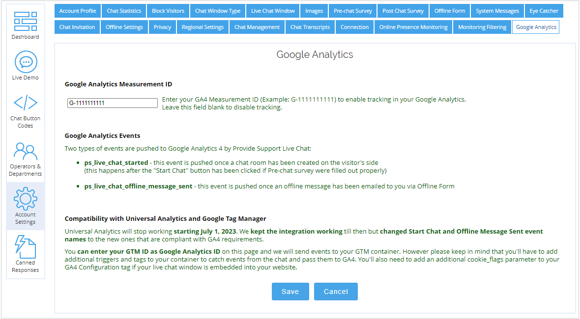 Google Analytics 4 Integration