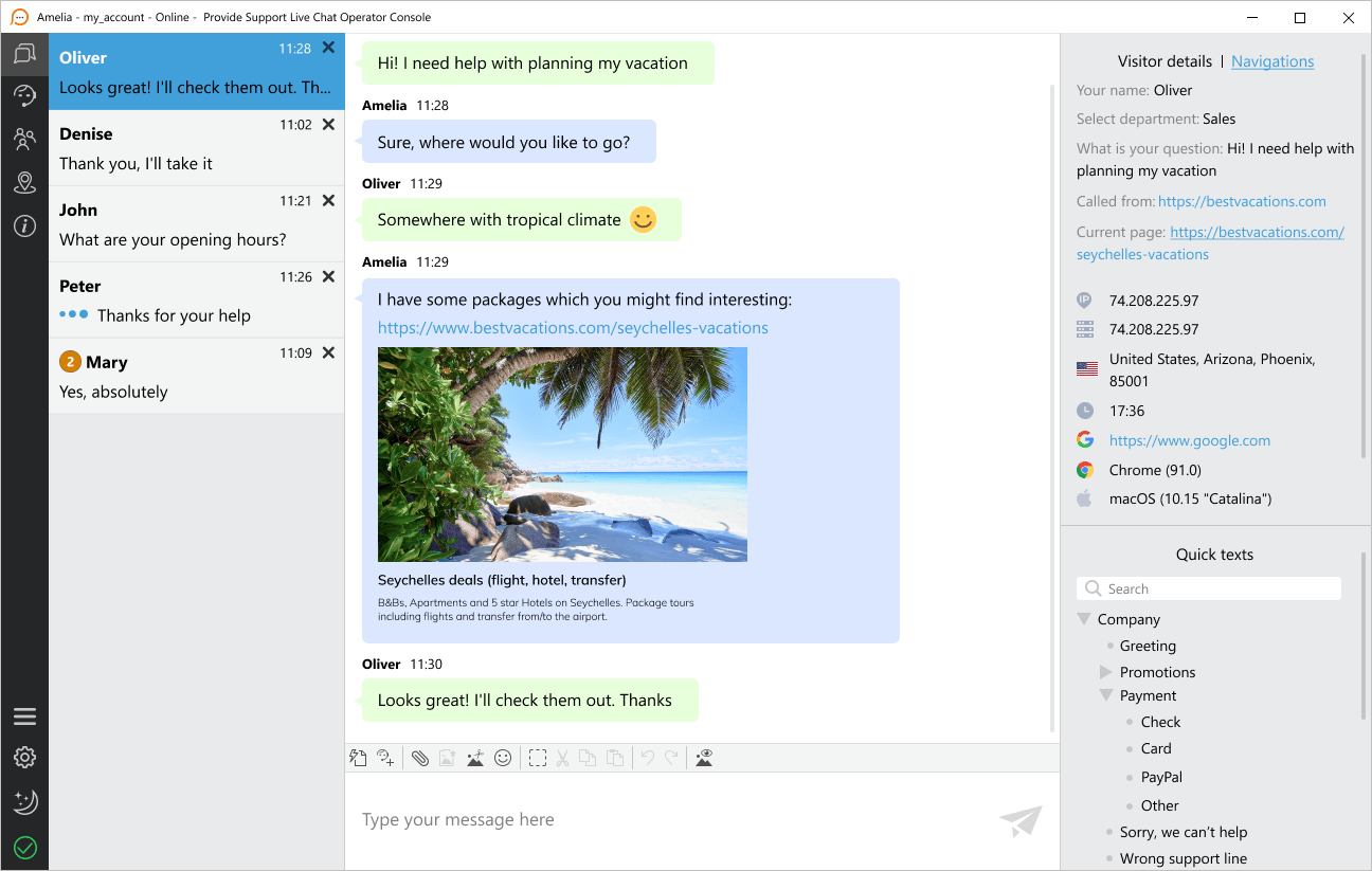 Use desktop chat agent app for better support Desktop live chat agent app for Windows