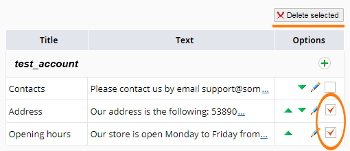 如何删除预定义答案