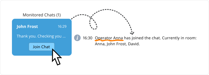 “加入聊天”选项示意图