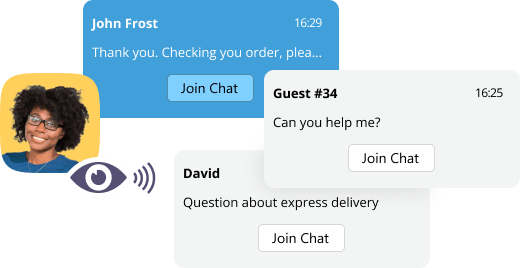 实时聊天监控示意图