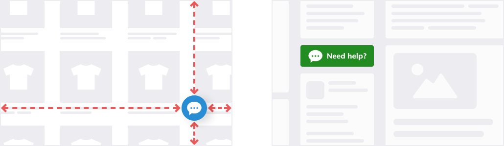 自定义聊天窗口,使其与您的网站风格相匹配。 现代在线聊天窗口自定义