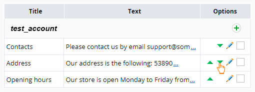 如何对预定义答案进行排序